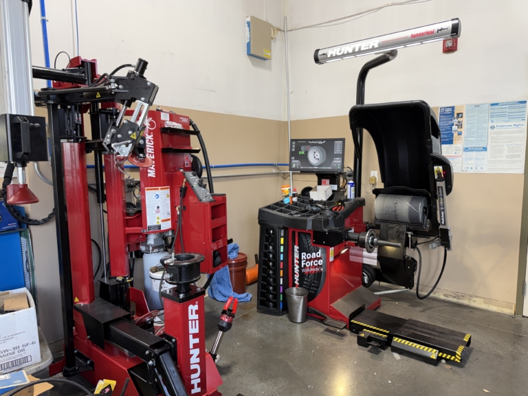 Hunter Road Force Elite and Maverick tire equipment at A&B European Motors